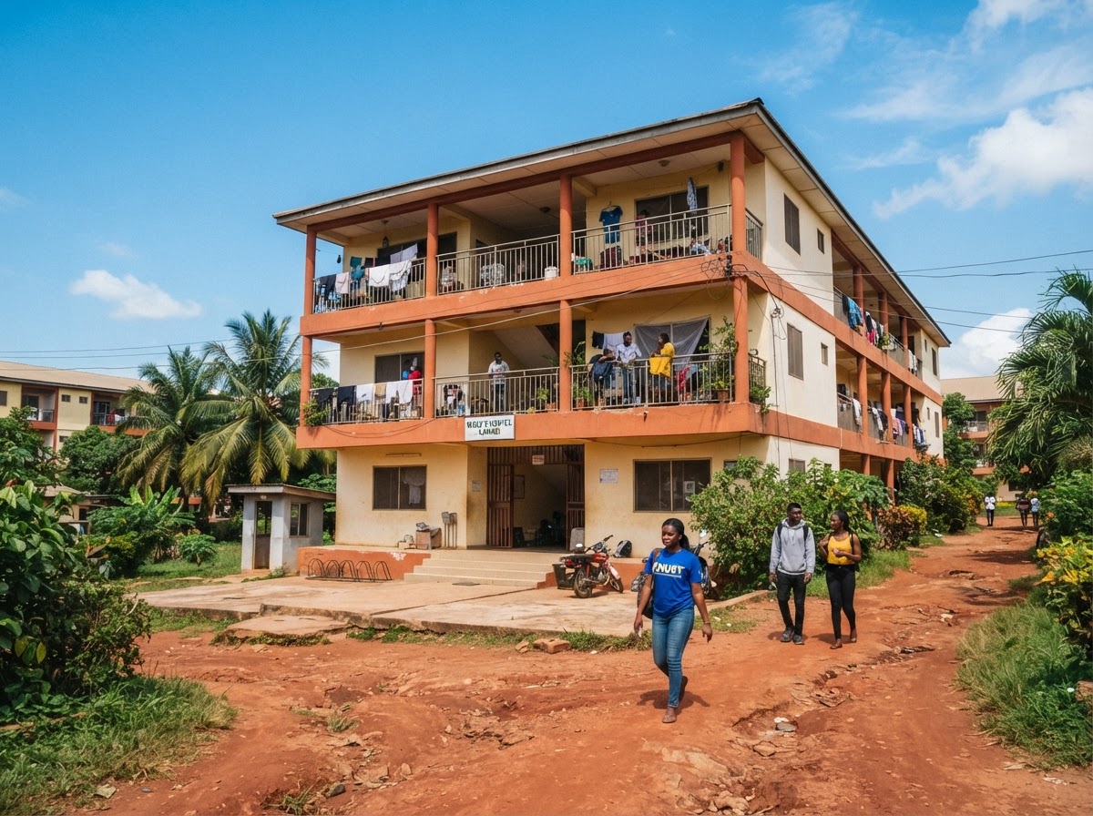[TEST] KNUST hostel bed, 4 in a room — photo 1