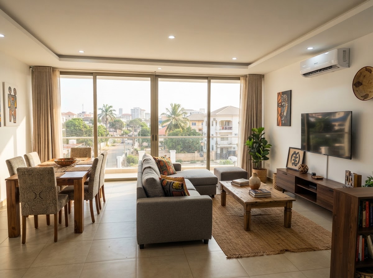 [TEST] 2-bedroom furnished apartment, East Legon — photo 1